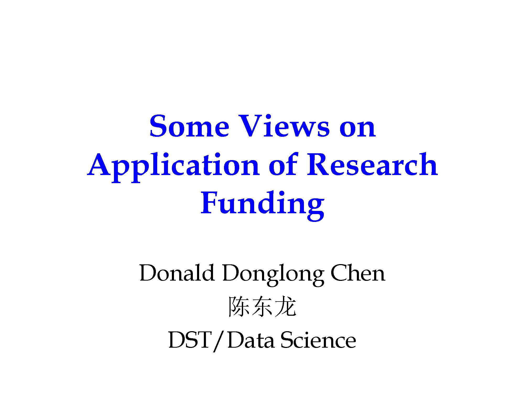 Dr. Donald CHEN 封面